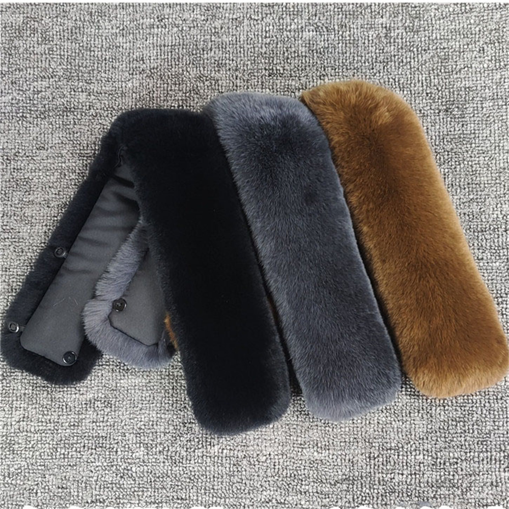 Winter Clothing Pk - 겨울 렉스 토끼 모피 칼라 패션
