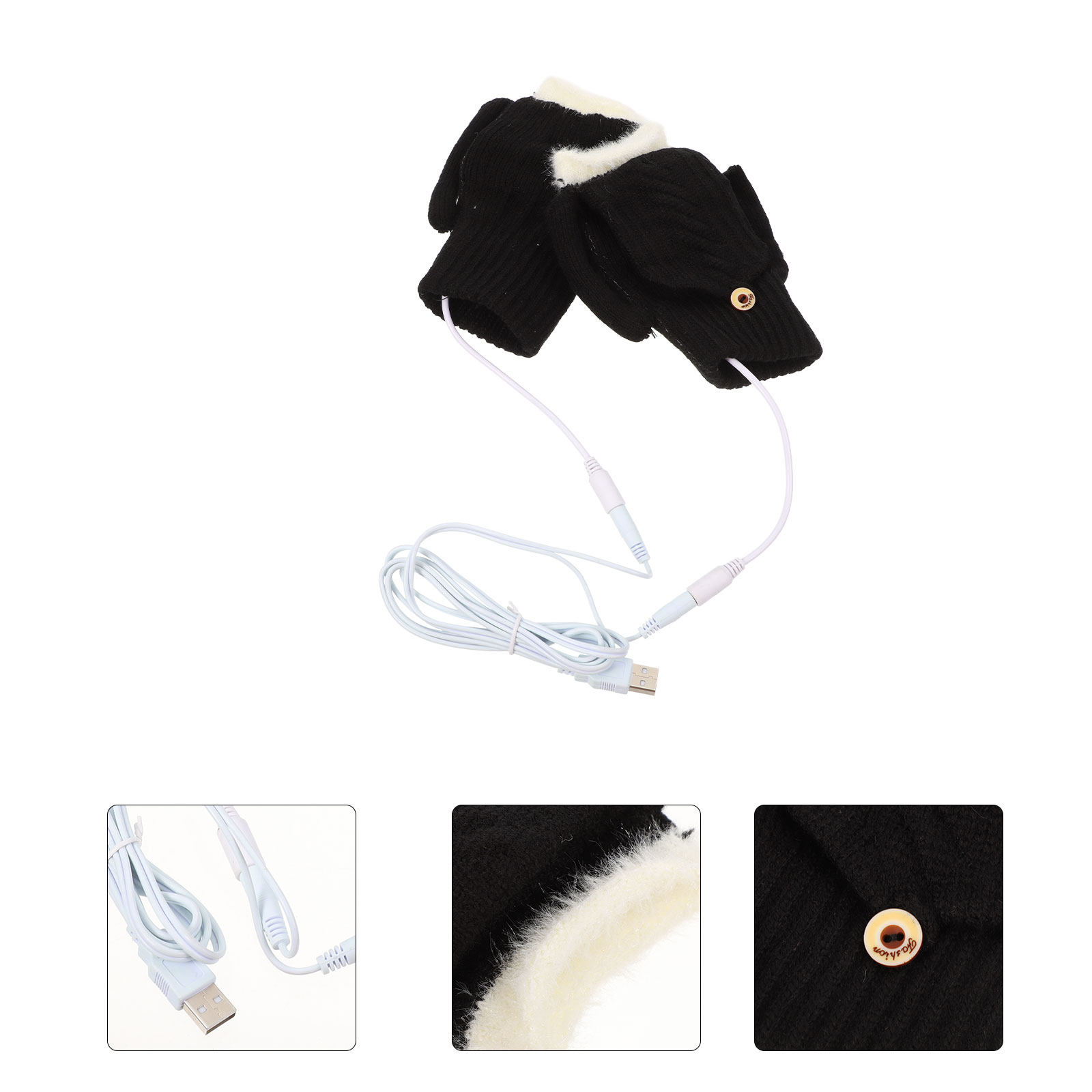 Heated Gloves Electric - 1. 여성용/남성용 USB 발열 장갑 세트: