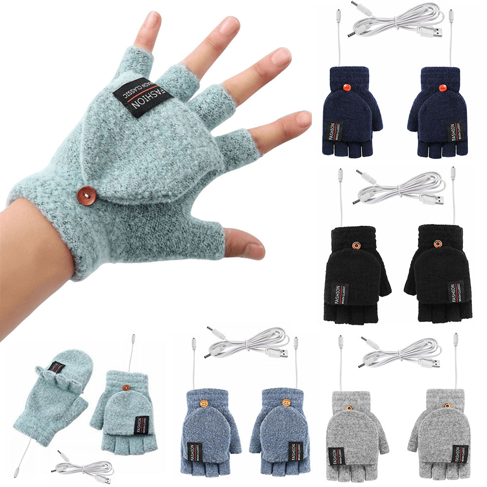 양면 발열 장갑, 세탁 가능, 충전식, 손가락이 없는  - Heated Gloves Electric 리뷰 및 가격
